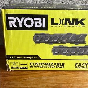 🆕 Ryobi Link Modular 7pc Storage System